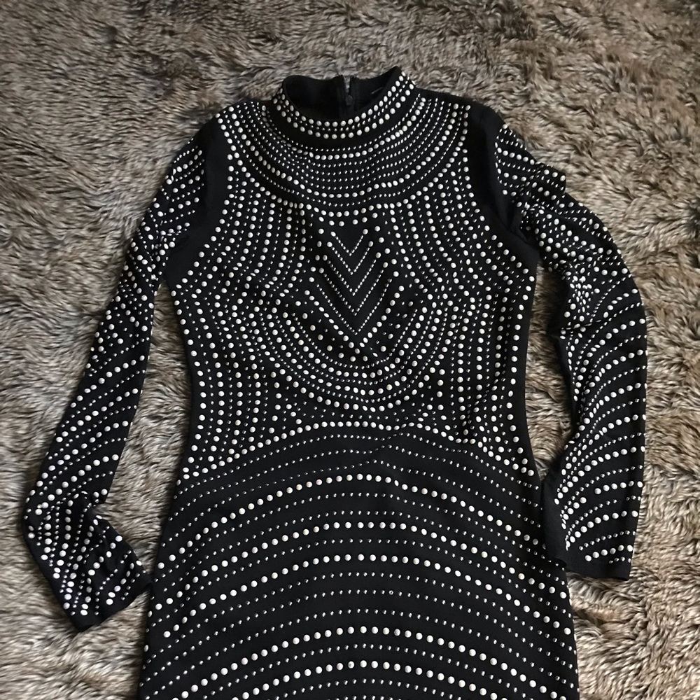 Beaded mini dress